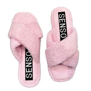 SENSO Inka IV cotton plush slides Pink Size 38 / US Size 8